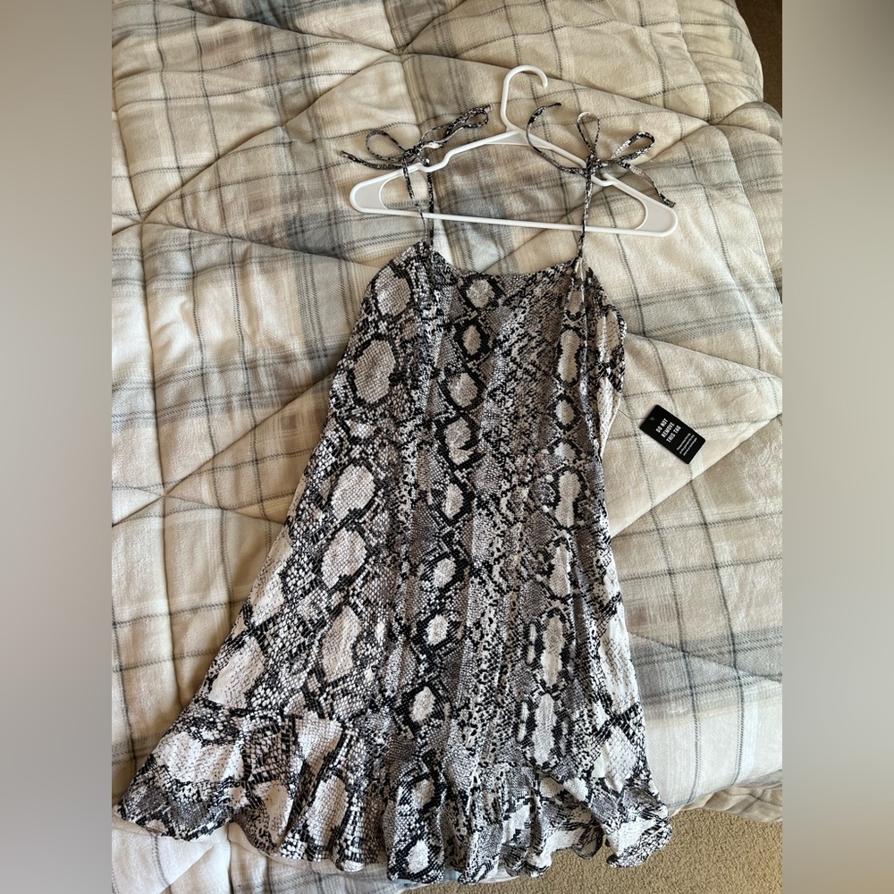 Brand new print dress from Express